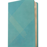 NLT Student Life Application Study Bible - Teal Blue Striped
