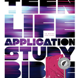 NLT Teen Life Application Study Bible - Pink Fields Edition