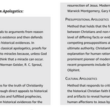 Understanding Christian Apologetics