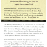 The Practice of the Presence of God
