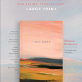 NLT Large Print Slimline Reference Bible