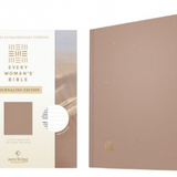 NLT Every Woman's Bible, Journaling Edition, Filament Enabled - Sand Color