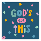 God's Got This Stars Vinyl Sticker