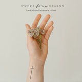 Words for a Season - Temporary Tattoos