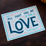 Be Done In Love Sticker