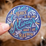Rejoice Always Sticker