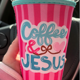 Coffee & Jesus Drink Sleeve