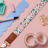 All Things Are Possible - White Floral Lanyard
