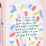 Jeremiah 29:11 Card