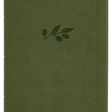 NASB Single-Column Personal Size Bible, Olive LeatherTouch