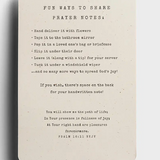 Prayers to Share: 100 Pass-Along Notes to Be Still & Know