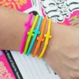 Jesus Bracelets - Neon Colors (Sold Individually)