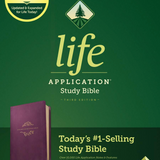 NLT Life Application Study Bible, Third Edition - Purple