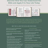 NLT Life Application Study Bible, Third Edition - Pink Bind