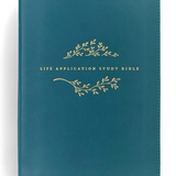 NLT Life Application Study Bible, Third Edition, Personal Size - Teal