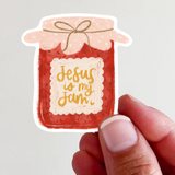Jesus is My Jam Vinyl Sticker