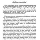 Knowledge of the Holy, Large Print