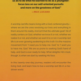 How Great Is Our God: Living a Worship-Led Life in a Me-Driven World
