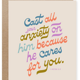 Cast all your anxiety on Him Card