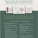 NLT Life Application Study Bible, Third Edition, Personal Size (Leatherlike, Brown/Mahogany, Red Letter).