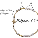 Exodus 14:14 Beaded Bracelet