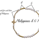 Philippians 4:13 Beaded Bracelet