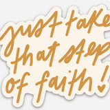 Step of Faith Sticker