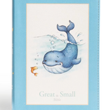 CSB Great and Small Bible, Blue Leathertough: A Keepsake Bible for Babies