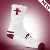 Be Strong & Courageous - Pathos Crew Socks