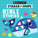 Brain Games: Sticker by Shapes, Bible Stories