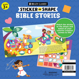 Brain Games: Sticker by Shapes, Bible Stories