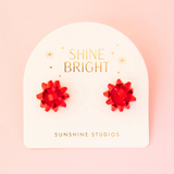 Christmas Bow Earrings