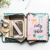 Olive Mini Daisy Bible Carrier Bag