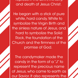 Legend of the Candy Cane Bookmark