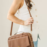 Bible Cover, Bible Bag Crossbody MOCHA