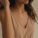 Hope + Future Mini Tag Necklace | Christian Jewelry