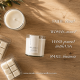 Rest | Lavender Dreams | 9oz Clear Jar Soy Candle