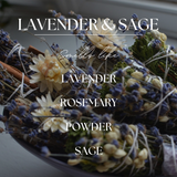 Lavender & Sage | 8ml Hanging Car Diffuser