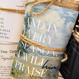 Faith Based Cotton Canvas Wall Tapestry