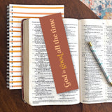 Bible Verse Bookmark, God Is Good All the Time