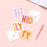 HBD - Birthday Mini Greeting Card