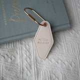 Worship over Worry- Embossed Leather Keychain