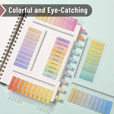 Sticky Tabs 200 Count Transparent (Assorted Colors)