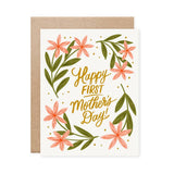 "Happy First Mother's Day" Card