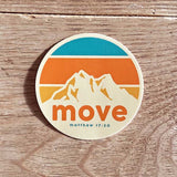 Move Mountains Sticker - Ethically Sourced