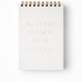 In Every Season Letterpress Notebook