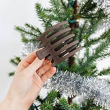 5 Prong Claw Clip - Dark Brown