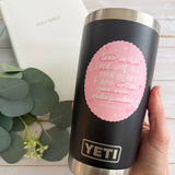 Proverbs 3:5-6 Sticker | Christian faith stickers & decals