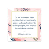 Scripture Mirror Cling, Do Not Be Anxious