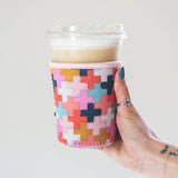 Cross Quilt Coffee Cup Sleeve